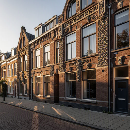 jaren dertig woning in Uithoorn met antraciet kunststof kozijnen en erkerraam